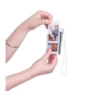 Rieibi Cadre Polaroid 3 pouces - Cadre photo Instax Mini pour Polaroid et Fujifilm Instax Mini Evo/11/9/8/7+/Link/40 Boîte de rangement photo 3 pouces avec bracelet de poignet