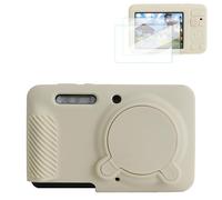 Rieibi Coque en Silicone pour Appareil Photo Kodak PIXPRO FZ55 Étui, Accessoires pour PIXPRO FZ55 Housse - Comprend 2 Films de Protection d'écran, Housse d'objectif Amovible, Design antidérapant