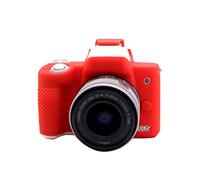 Rieibi Coque Étui en Silicone Souple pour Appareil Photo numérique Canon M50 M50 Mark II, Rouge