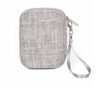 Rieibi Étui de voyage rigide en EVA pour imprimante Fujifilm Instax Mini Link/Link 2/Square Link/SQ Link avec dragonne, Blanc/gris., Trousse de beauté