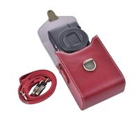 Rieibi Étui rétro en Cuir pour Appareil Photo Sony RX100 & HX Series pour Ricoh GR III II/Canon G7X II/G7X II/SX720/SX730/SX740/G9X/G9X II, Rouge, Trousse de beauté