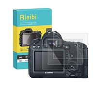 Rieibi Lot de 3 films protecteurs d'écran pour appareil photo numérique Canon EOS 6D, 0,33 mm, dureté 9H, film en verre trempé avec protection d'écran supérieure