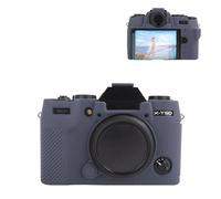Rieibi X-T50 / XT50 Étui de protection en silicone givré pour Fujifilm X-T50 / XT50 Accessoires X-T50 avec 2 protections d'écran, étui léger X-T50 / XT50, bleu, Étui pour appareil photo