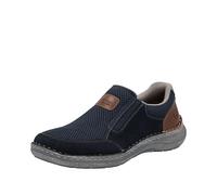 Rieker Mocassins Homme 03053-14 Bleu (Pazifik/Atlantis/Amaretto/Staub 14) 46 EU