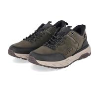 Rieker 06103-54 Baskets basses pour homme en cuir et textile Vert Taille 40, vert, 43 EU