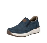 Rieker Pantoufles 11550 pour homme - Slip-on bleu foncé brocart Taille 42