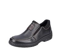 Rieker 19961 Mocassins homme Noir (Schwarz/kakao/schwarz) 41 EU