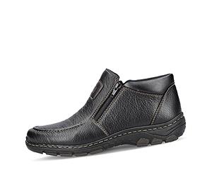 Rieker 19994, Bottes & Bottines Classiques Homme, Noir (Schwarz/Kakao/Schwarz 00), 46 EU