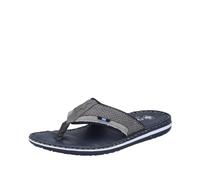 Rieker 21084 Tongs pour homme, gris, 46 EU