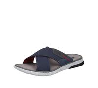 Rieker 25250 Mules pour homme, bleues, 46 EU