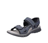 Rieker 26761-14, Sandales Bout fermé Homme, Bleu (Navy/Schwarz/Schwarz 14), 44 EU