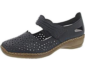 Rieker 41399, Ballerines Femme, Bleu (Royal), 37 EU