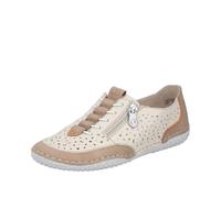 Rieker 43665, Mocassin Femme, Beige, 41 EU
