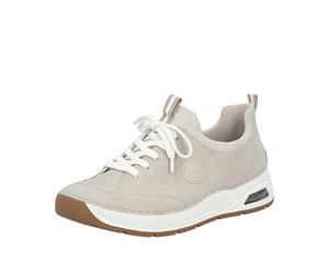 Rieker 44562 Pantoufles pour Femme, Beige, 36 EU