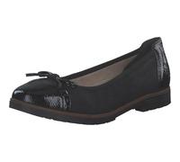 Rieker Femme 45358 Ballerines, Noir, 40 EU
