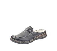 Rieker 46393, Sabots femme, Noir (Schwarz), 36 EU