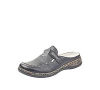 Rieker 46393, Sabots femme, Noir (Schwarz), 42 EU