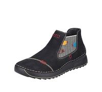 Rieker 51592 femme Botte tendance, Noir, 36 EU