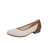 Rieker 51960, Ballerines Femme, Beige, 39 EU