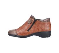 Rieker, 58388-01, Femme Mocassin Marron Clair bi-matière - 37 EU