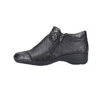 Rieker, 58388-01, Femme Mocassin Noir bi-matière