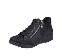 Rieker 59500-00 Bottes à lacets synthétiques pour femme Noir, Noir 00., 41 EU