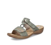 Rieker 60881 Sandales classiques pour femme, Vert 52., 40 EU Étroit
