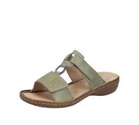 Rieker 60885 Mules pour Femme, Vertes, 42 EU