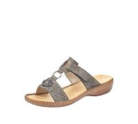 Rieker 608k1, Mules Femme, Gris (Stromboli), 41 EU
