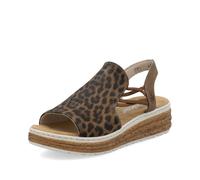 Sandales et nu-pieds Rieker 62741 pour Femme 40 Marron