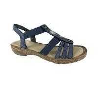 Rieker - 628G9 Sandal - Femme - Chaussures - Bleu - Taille: 39 EU