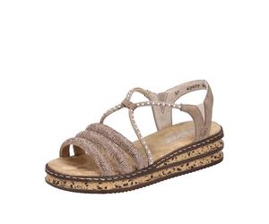 Rieker 62977 Sandales compensées Femme