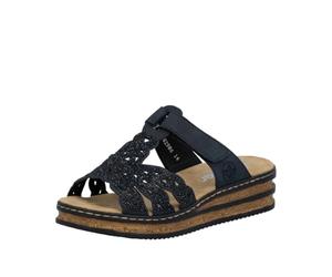 Rieker 62986, Sabot Femme, Bleu, 37 EU