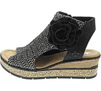 Sandales et nu-pieds Rieker 63791 pour Femme 40 Noir