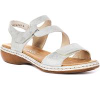 Rieker 659C7-93 En Argent Pour Femme - 8 UK - 42 EU - 10 US / Argent