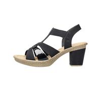 Rieker 665K3-00, Noir, 38 EU sandale femme