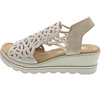 Rieker 67465 Sandales compensées Femme