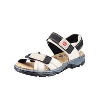 Rieker 68851, Sandales Bout ouvert Femme, Beige, 41 EU