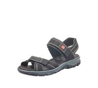 Rieker 68851, Sandales femme, Noir (Schwarz/Schwarz 00), 36 EU
