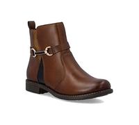 Rieker 74856-22 Bottines femme en cuir cognac