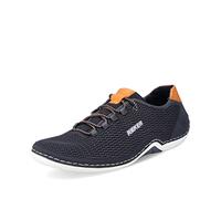 Rieker Chaussons pour homme 07555 – Slip-on – Semelle lâche – Bleu – 43 EU