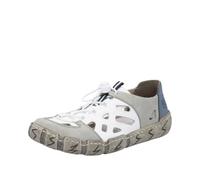 Rieker Femme L0358 Mocassin, Blanc, 38 EU