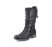 Rieker 98873, Botte tendance femme, Schwarz, 42 EU