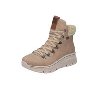 Rieker Femme Bottes 48034, Dame Bottes d'hiver,Semelle intérieure Amovible,Hydrofuge,riekerTEX,imperméable,fourré,Chaud,Marron (Braun / 20),41 EU / 7.5 UK