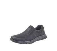 Rieker B4878 Homme Sneakers Basses, Noir (Schwarz/Schwarz 00), 45 EU
