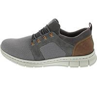 Rieker Homme B7796 Mocassin, Gris, 44 EU