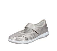 Rieker Ballerine Femmes en Cuir Avec Fermeture Scratch Et Motif Trou 42455
