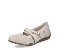 Rieker Ballerines classiques pour femme 41250, semelle plate, Beige 60., 36 EU Schmal
