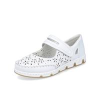 Rieker Ballerines Femme 49977, Pointure:41 EU, La Couleur:Blanc