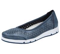 Rieker Femme L3065 Ballerine, Bleu, 40 EU